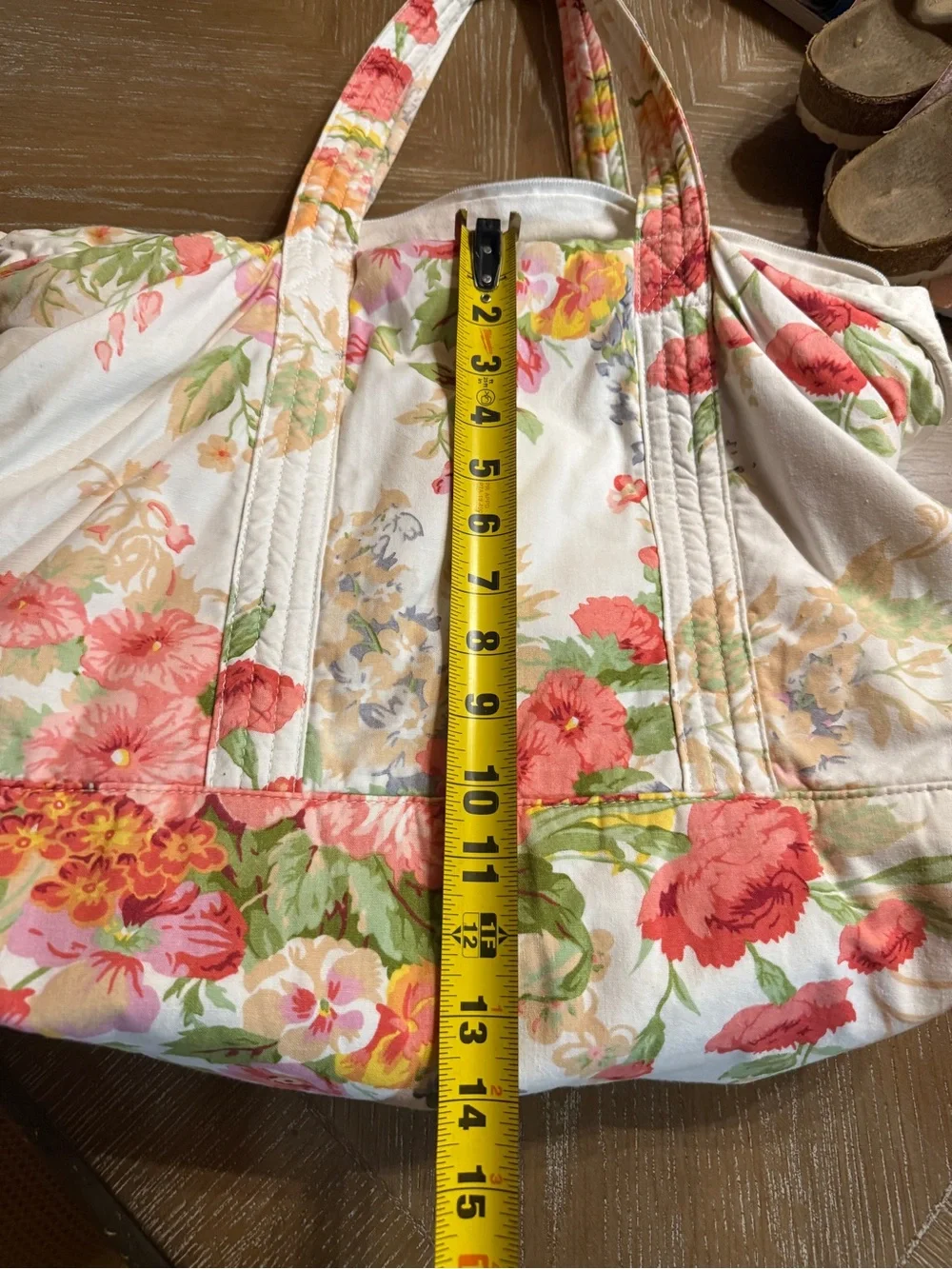 Vintage Floral Ralph Lauren Diaper bag Clean With Little Wear